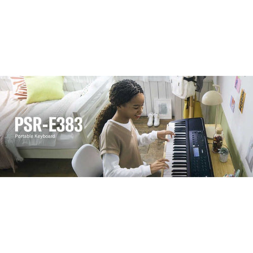 Yamaha Keyboard Electronic Piano 61 Psr-E383