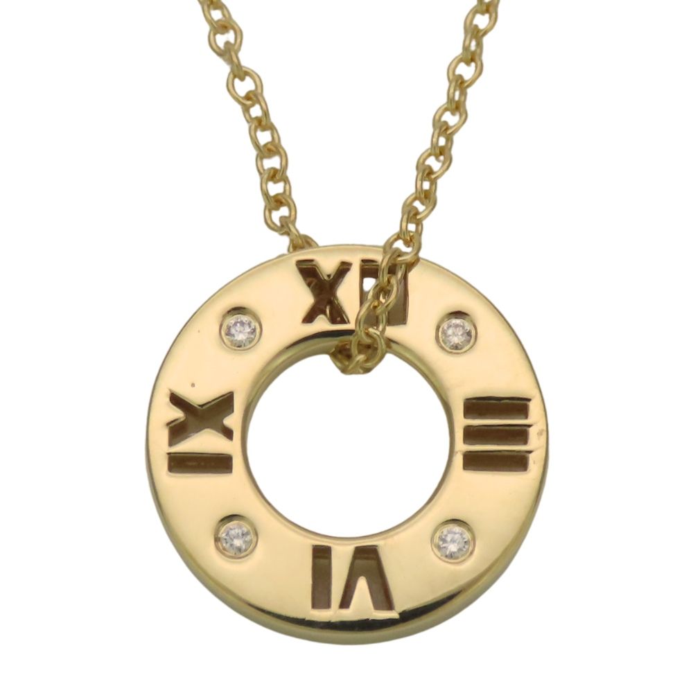 Tiffany Necklace K18Yg 3.23G 4Pd Tiffany&Co.