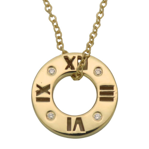 Tiffany Necklace K18Yg 3.23G 4Pd Tiffany&Co.