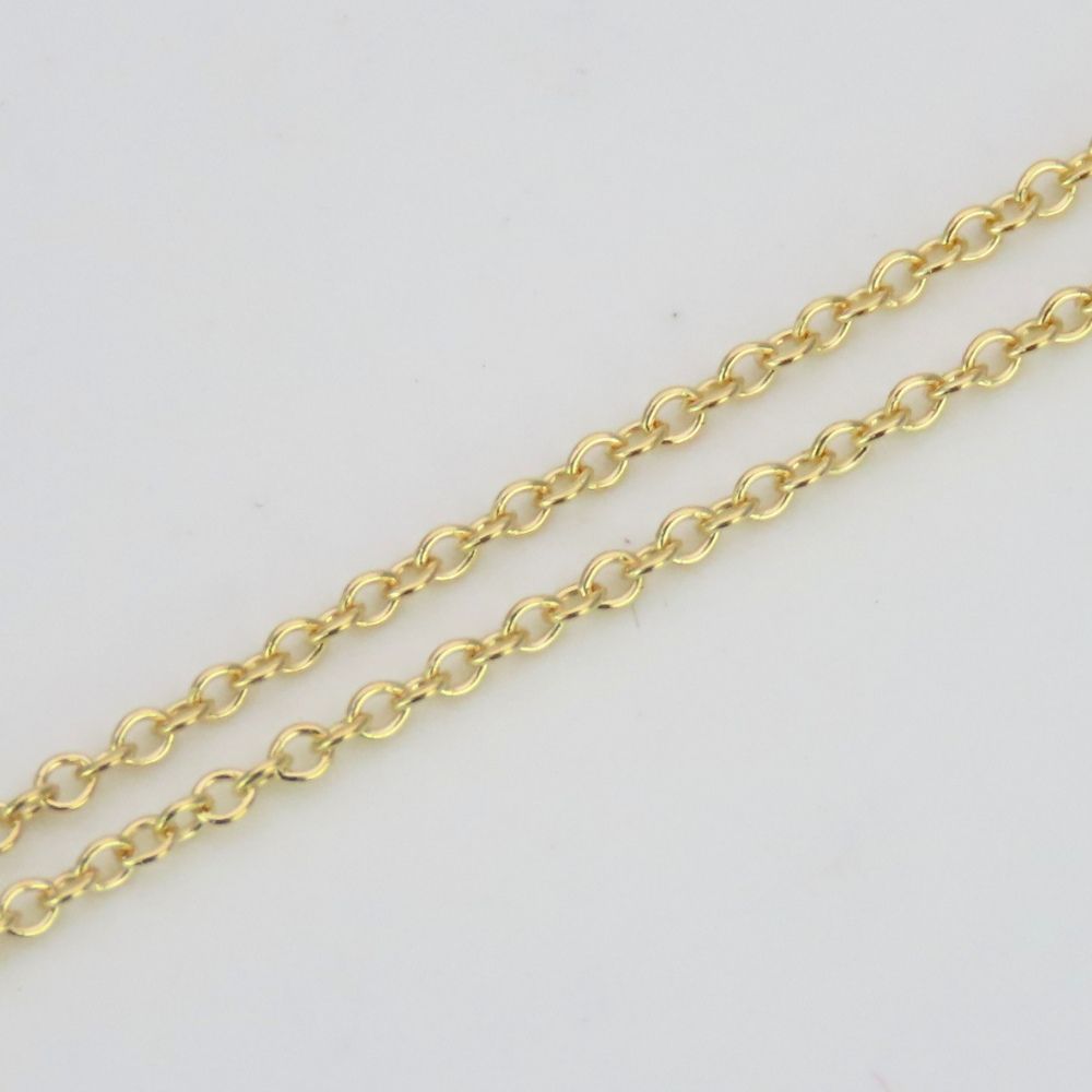 Tiffany Necklace K18Yg 3.23G 4Pd Tiffany&Co.