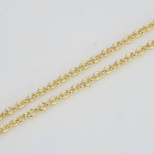Tiffany Necklace K18Yg 3.23G 4Pd Tiffany&Co.