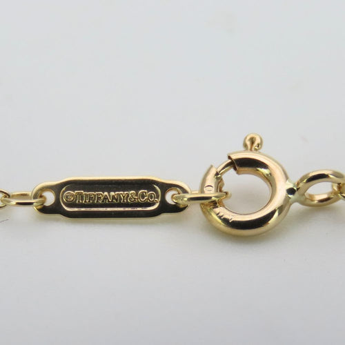 Tiffany Necklace K18Yg 3.23G 4Pd Tiffany&Co.