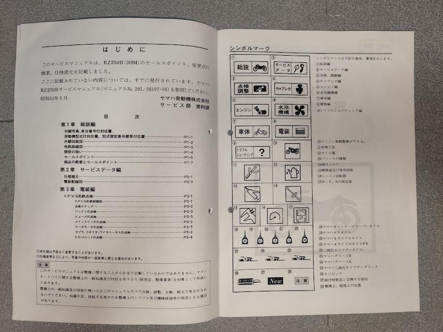 Yamaha Catalogs Manuals Rz250/350R