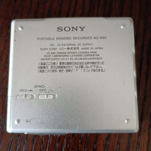 Sony Portable Md Player Mz-R90