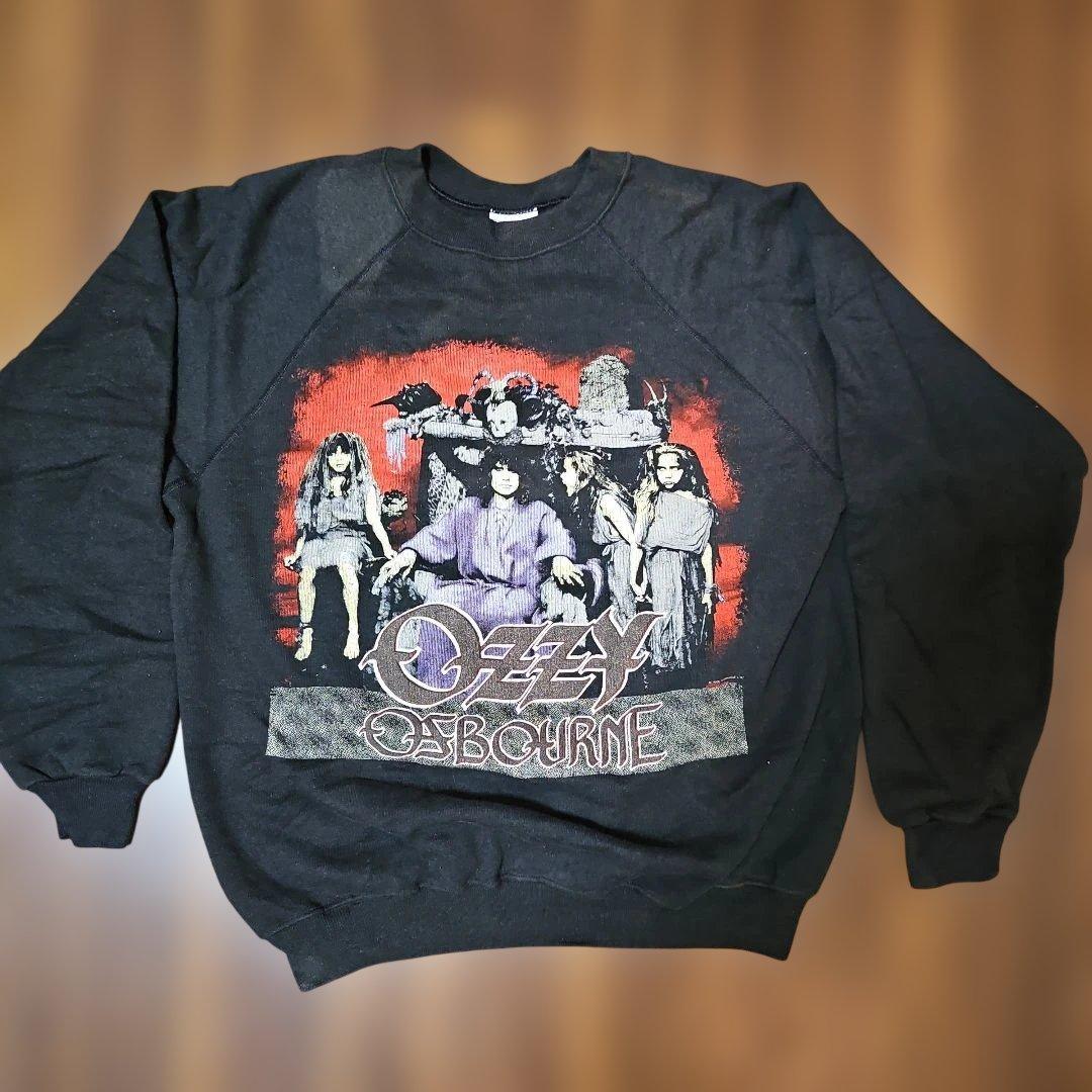 Hanes Trainer Sweatshirts Ozzy Ozbourne 80'S Xl