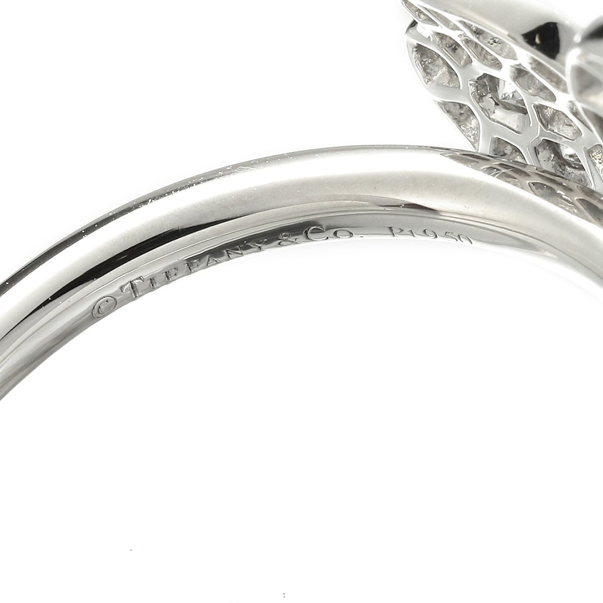 Tiffany Ring Tiffany&Co. Pt950 11 Ok Re-Price