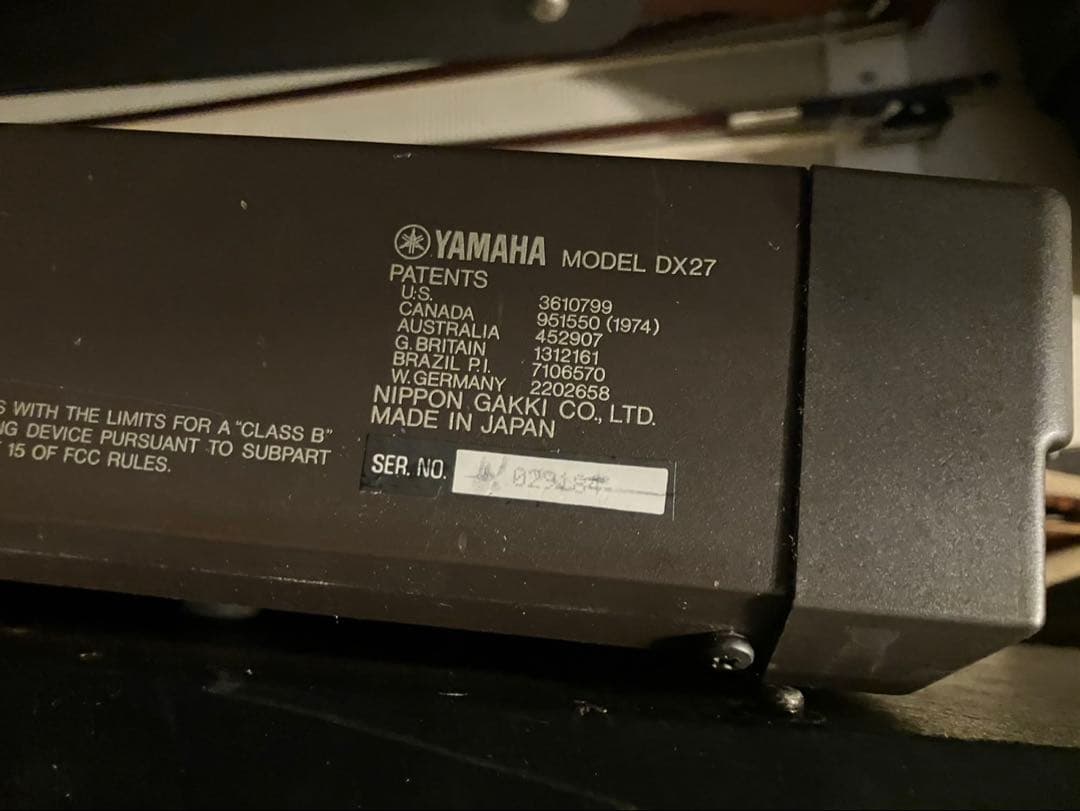 Yamaha Other Dx27 Ok Fm