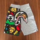 A Bathing Ape Shorts Bape Kids Shark 110