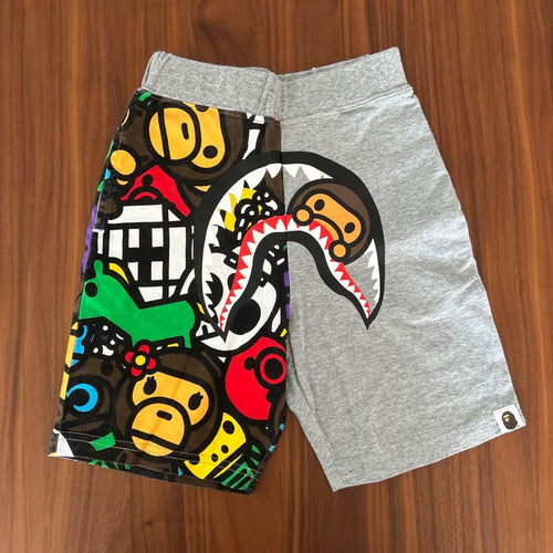 A Bathing Ape Shorts Bape Kids Shark 110