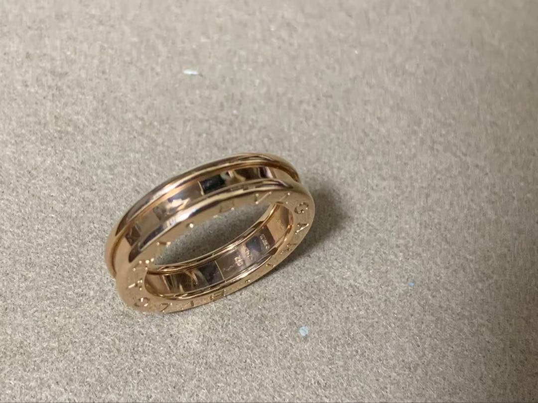 Bvlgari Rings 52 K18Pg 6.3G