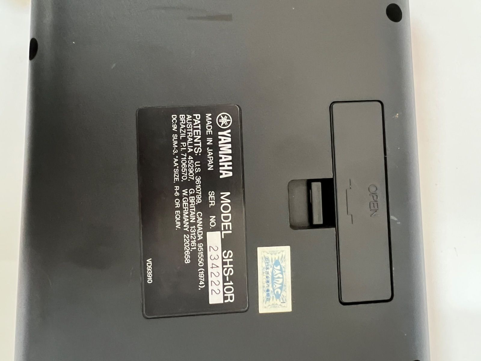Yamaha Electronic Organ Shs-10R