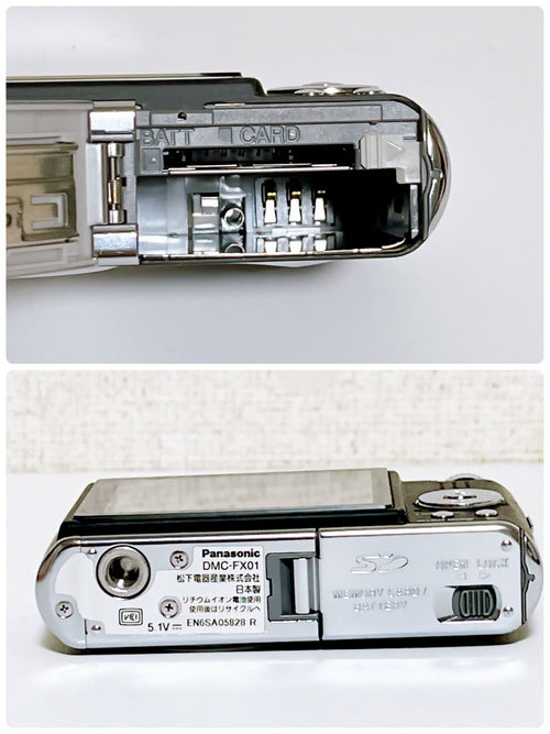 Panasonic Compact Digital Camera Lumix Dmc-Fx01 Leica Mega O.I.S. 600 Sd