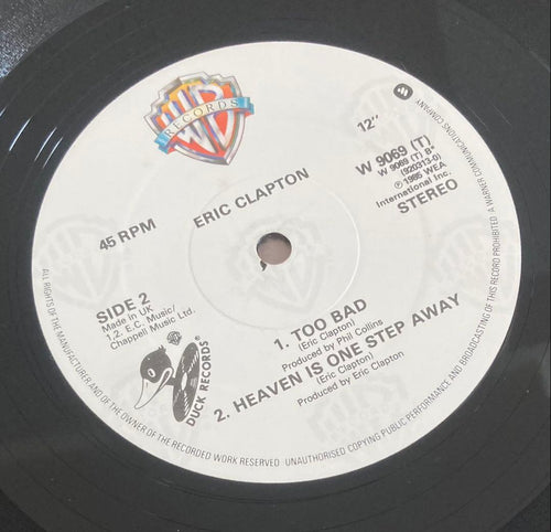 Overseas Music Eric Clapton Forever Man W/
