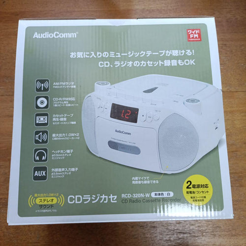 Cd, Md Cassette Decks Audiocomm Rcd-320N-W