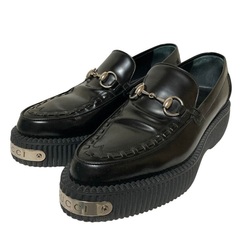 Gucci Loafers Leather Shoes 797095 6.5 Used