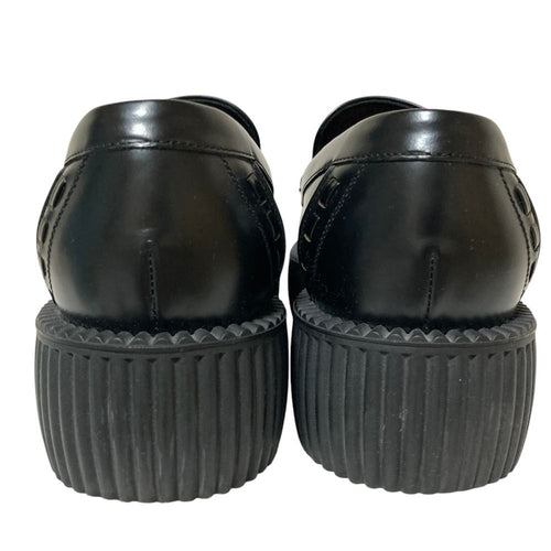 Gucci Loafers Leather Shoes 797095 6.5 Used