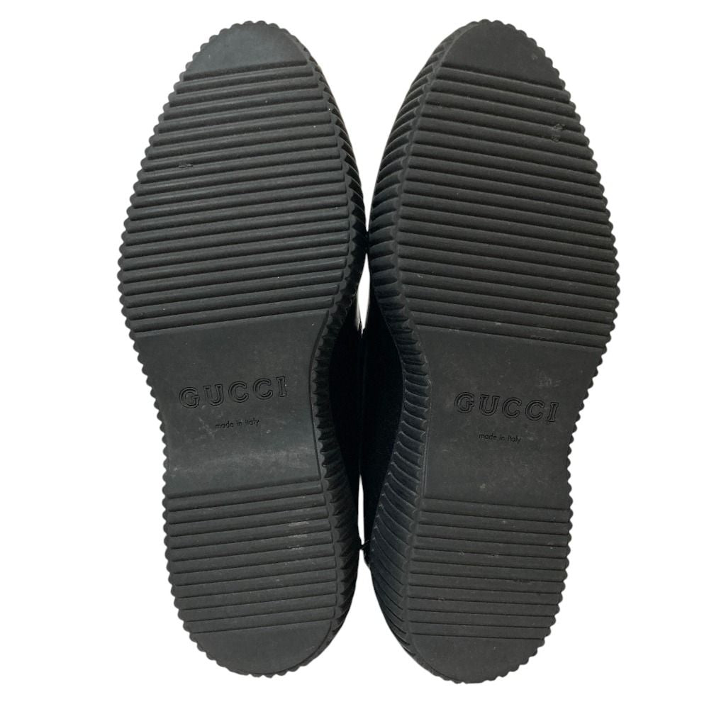 Gucci Loafers Leather Shoes 797095 6.5 Used