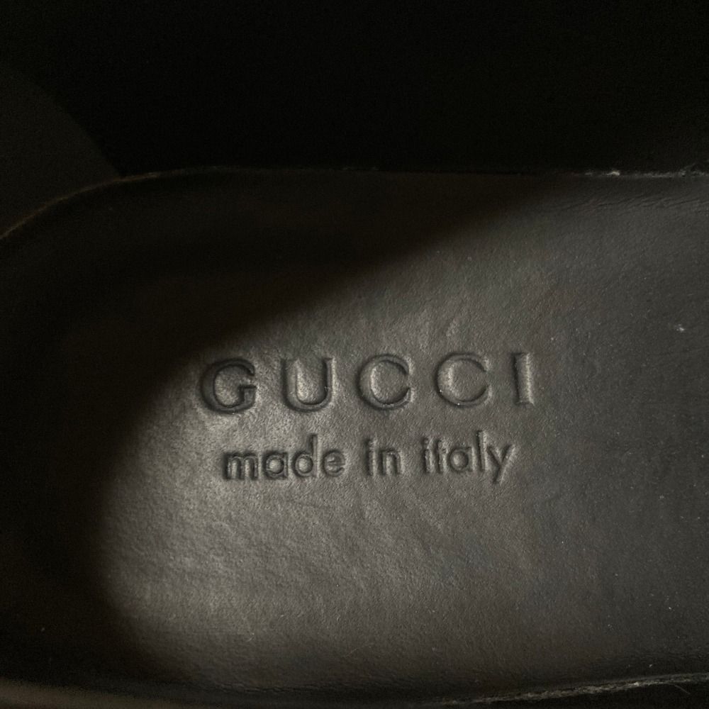 Gucci Loafers Leather Shoes 797095 6.5 Used