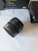 Panasonic Zoom Lenses Leica Dg Summilux15Mm F1.7