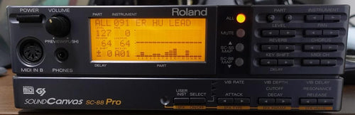 Roland Hardware Instruments Sound Canvas Sc-88 Pro