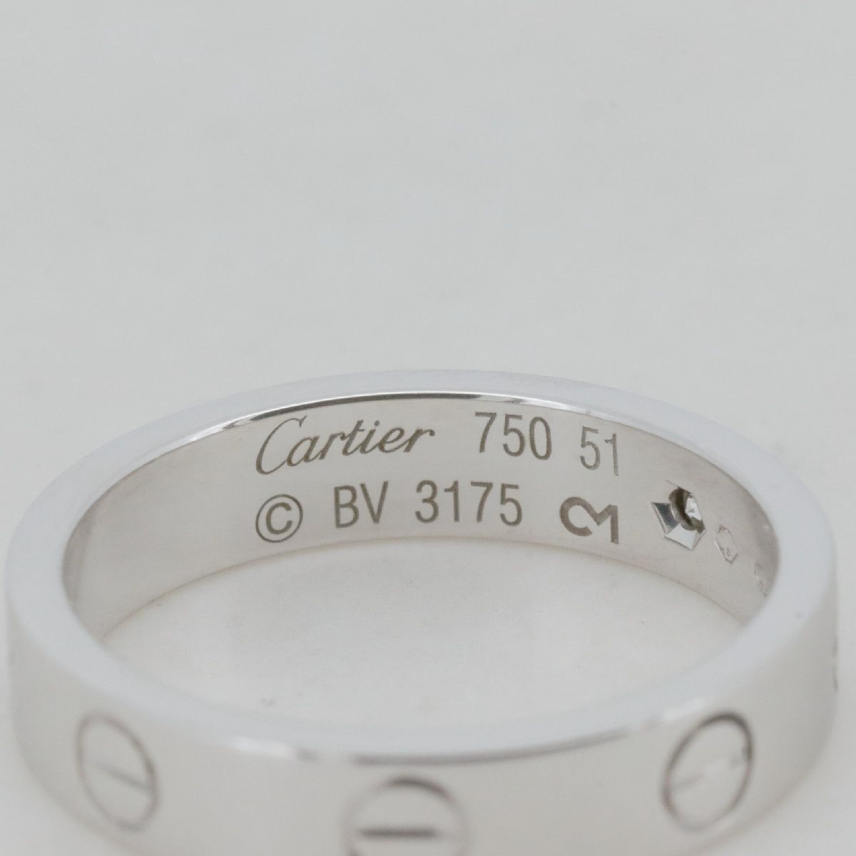 Cartier Ring Cariter 10.5 1P K18Wg(18
