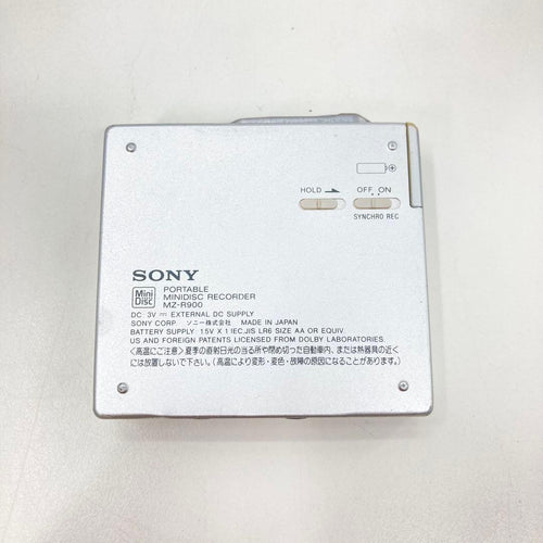 Sony Portable Md Player Mz-R900 Ok