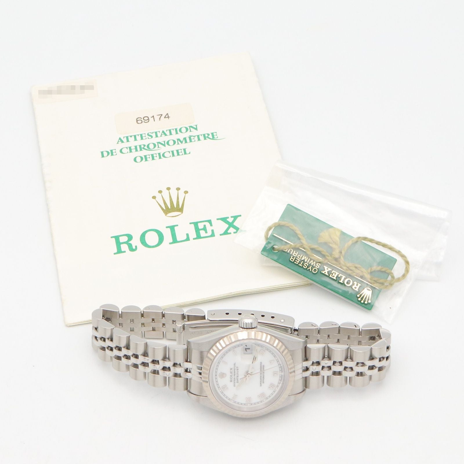 Rolex Others U 69174 Wh/Ro K18Wg Used A
