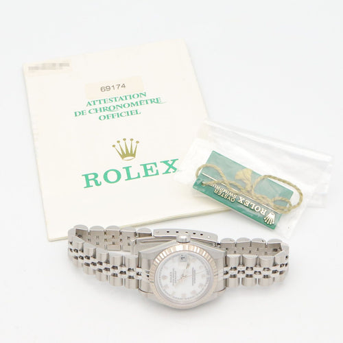 Rolex Others U 69174 Wh/Ro K18Wg Used A