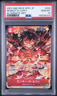 One -Piece Card Game Psa10 D (Sr Op01-024 Romance Dawn]6916