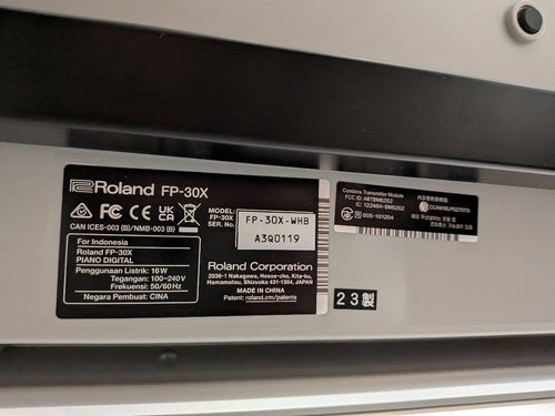 Roland Keyboard Electronic Piano Fp-30X