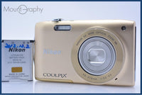 Compact Digital Camera Nikon Coolpix S3300 6X #Ks437