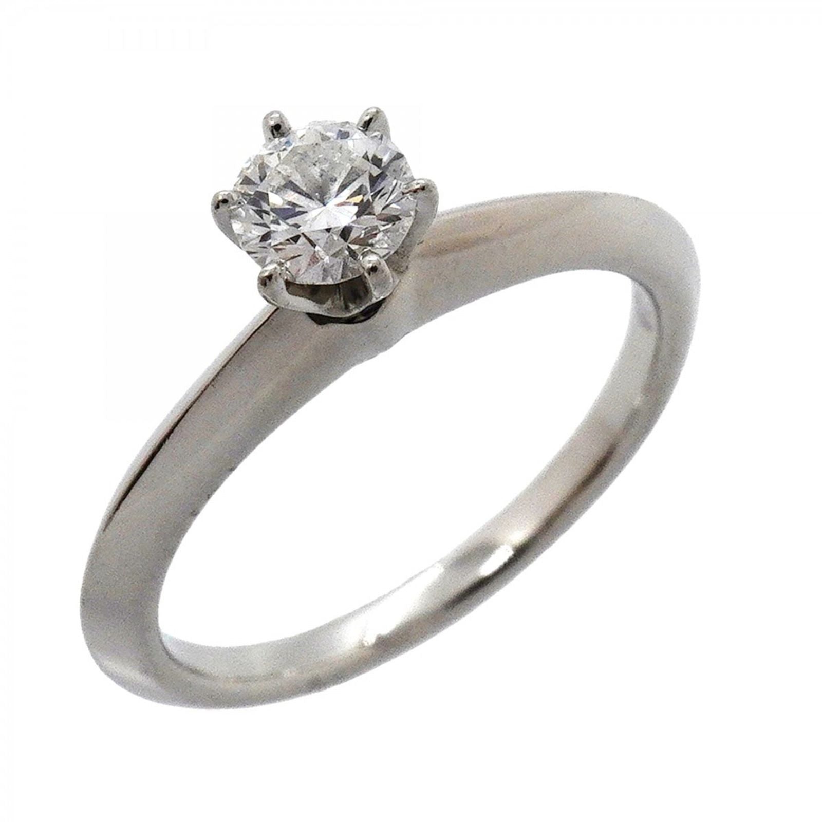 Tiffany Ring 1Pd Pt950 0.28Ct 6.5