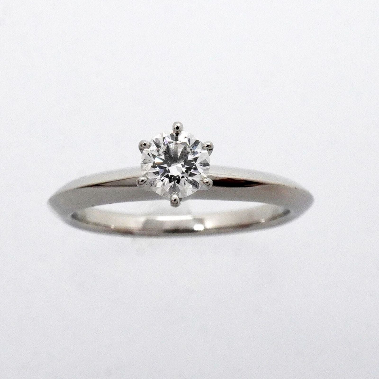 Tiffany Ring 1Pd Pt950 0.28Ct 6.5