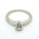 Tiffany Ring 1Pd Pt950 0.28Ct 6.5