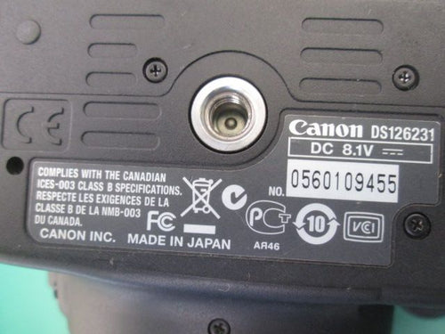 Canon Digital Slr Kiss X3 18-55Mm (0406Ai)Pt-1S