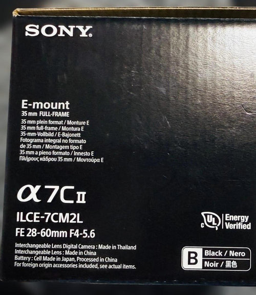 Digital Slrs Sony 7C Ii E 16-50Mm
