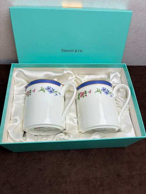 Tiffany Tea Cups Saucers Co. Floral 2