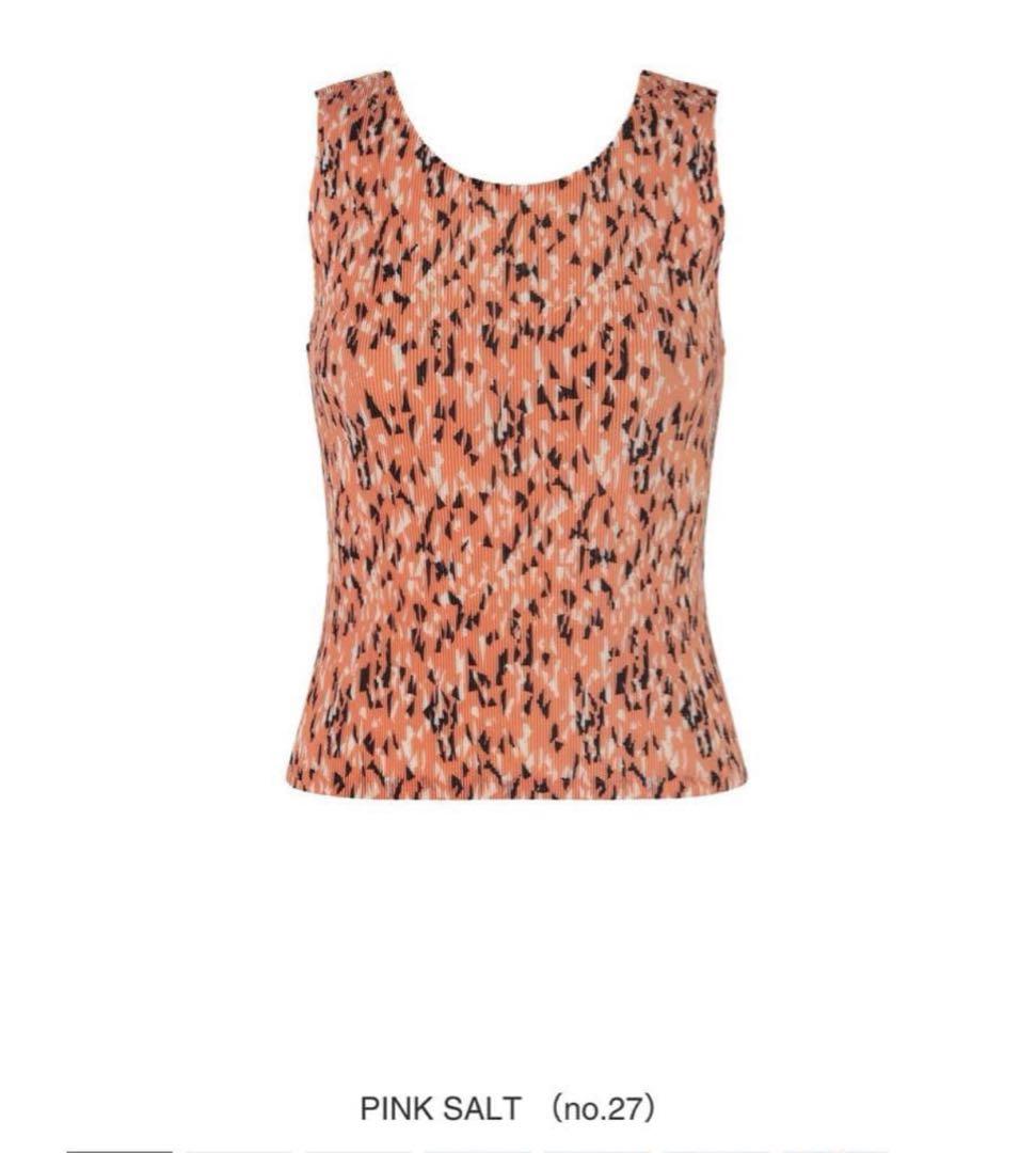 Pleats Please Sleeveless Issey Miyake Sprinkle Mist Pink Salt No.27