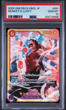 One Piece Card Game Psa10 D Sec Eb02-061 Gem Mint