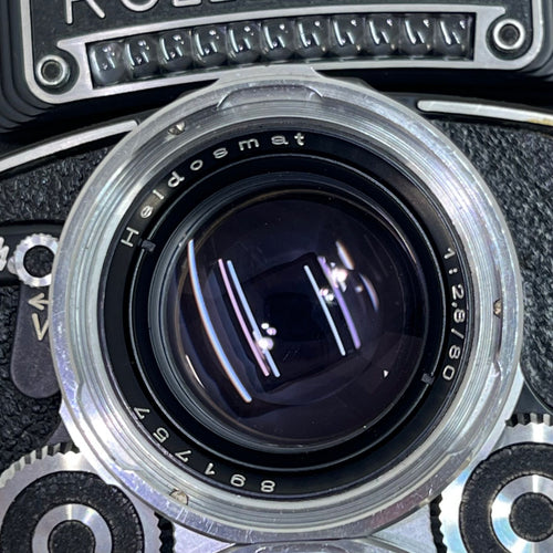 Large -Size Medium Format Camera (Film) 000992 Rolleiflex Planar F2.8