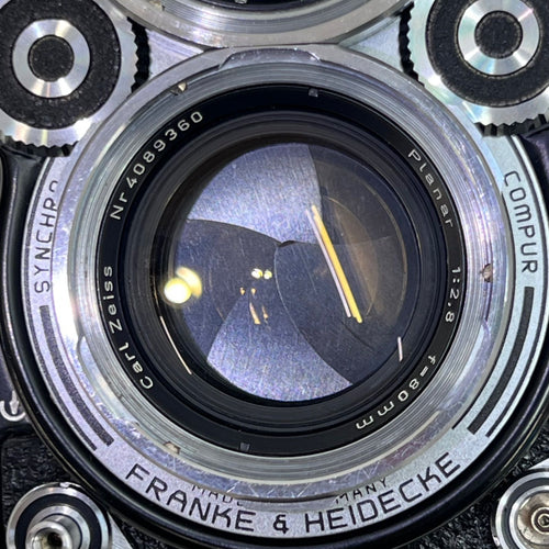 Large -Size Medium Format Camera (Film) 000992 Rolleiflex Planar F2.8