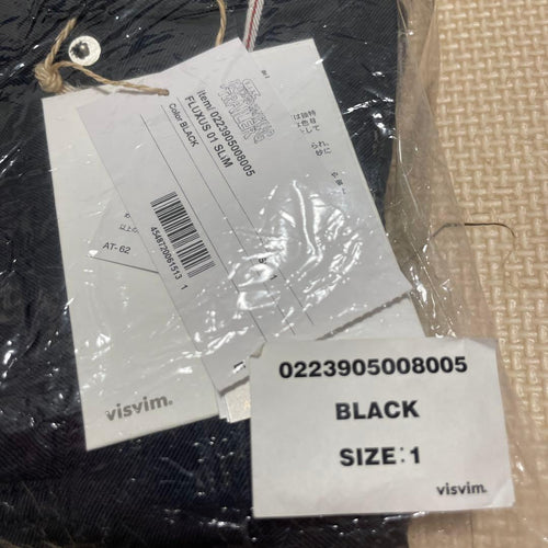 Visvim Other Ict Fluxus 01 Slim Black