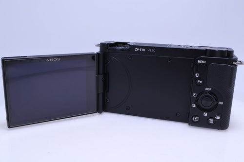 Sony Mirrorless Interchangeable Lips 69 Zv-E10 Vlog Vlogcam Aps-C (Black)(