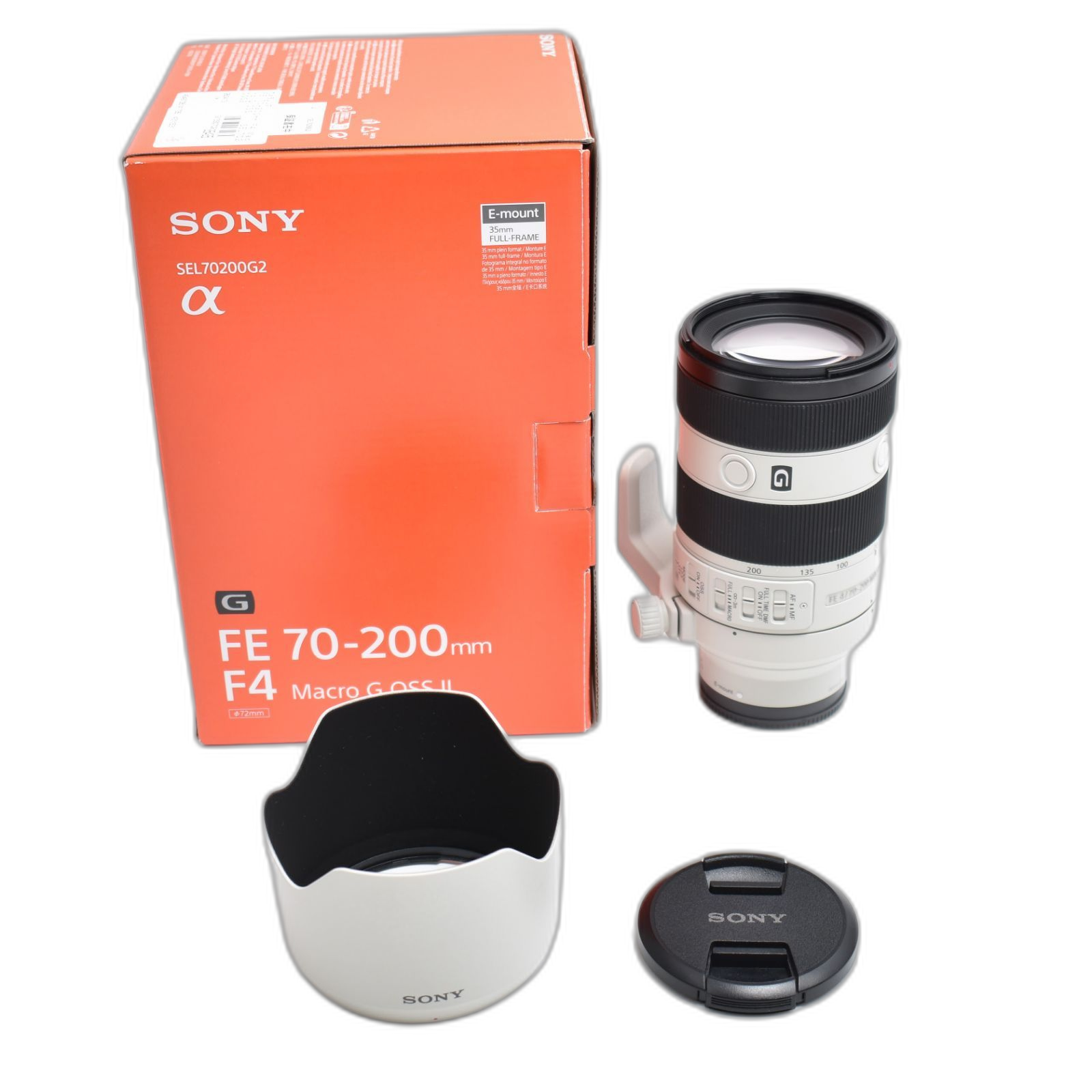 Lens (Zoom) B#12082 Sony( Fe 70-20Mm F4 Macro G Ossii [E Sel70200G2