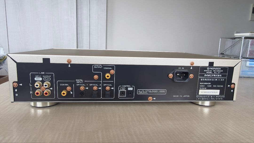 Pioneer Cd, Md Cassette Decks Mj-D7