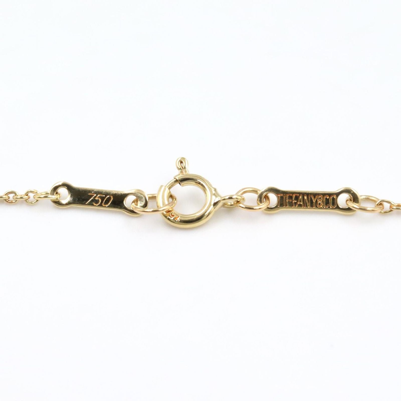 Tiffany Necklace Co 41.5 K18 Used A