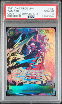One Piece Card Game Psa10 Op01-121