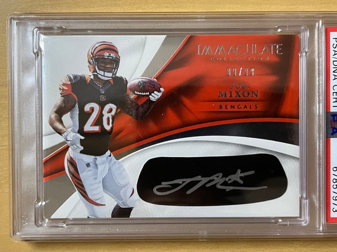 Nfl Psa /99 Joe Mixon Rc Auto Immac Eye