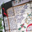 Hermes Bandanas Thin Scarves 90 Neige D'Antan