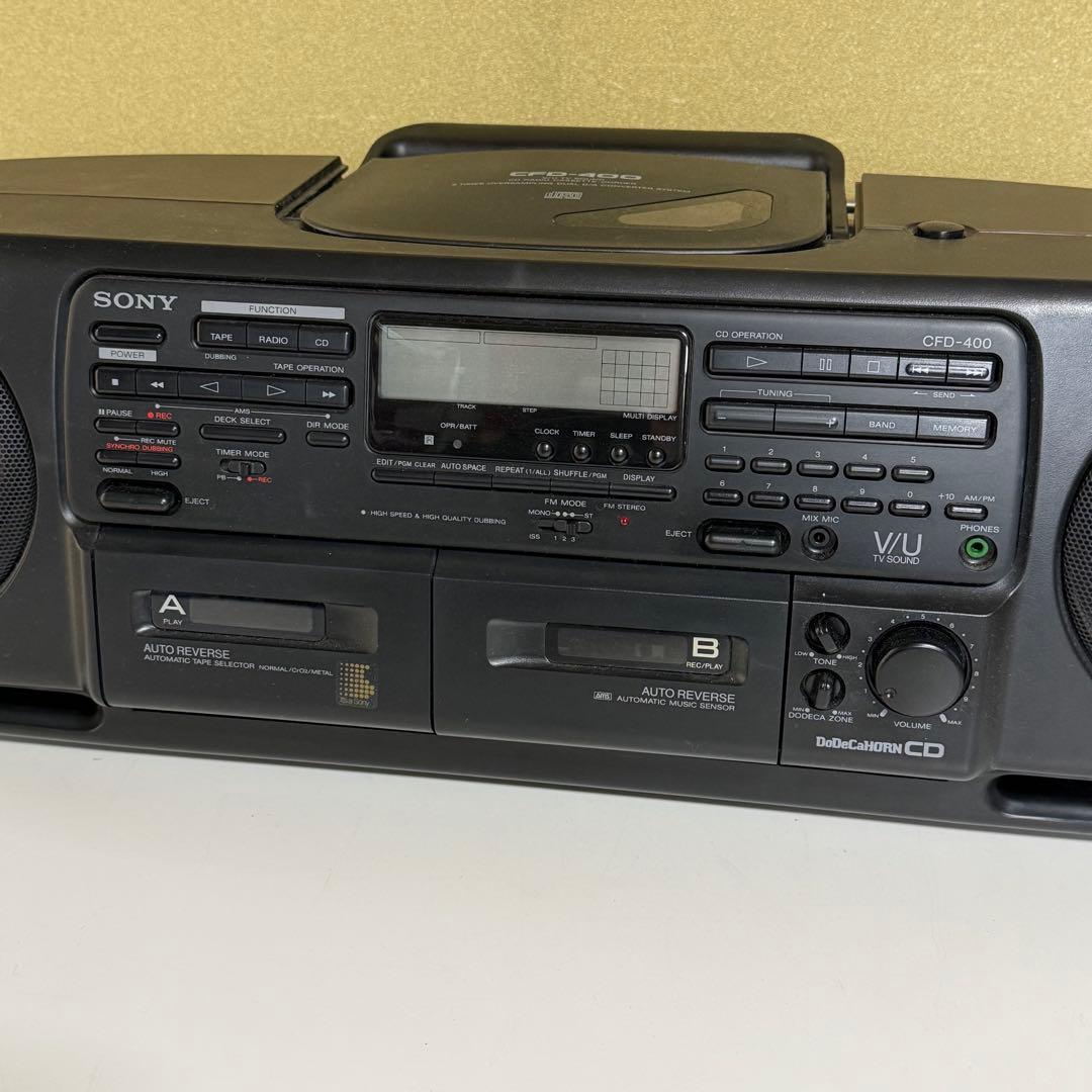 Sony Radios Radio Cassette Players Cd Cfd-400 Dodecahorn